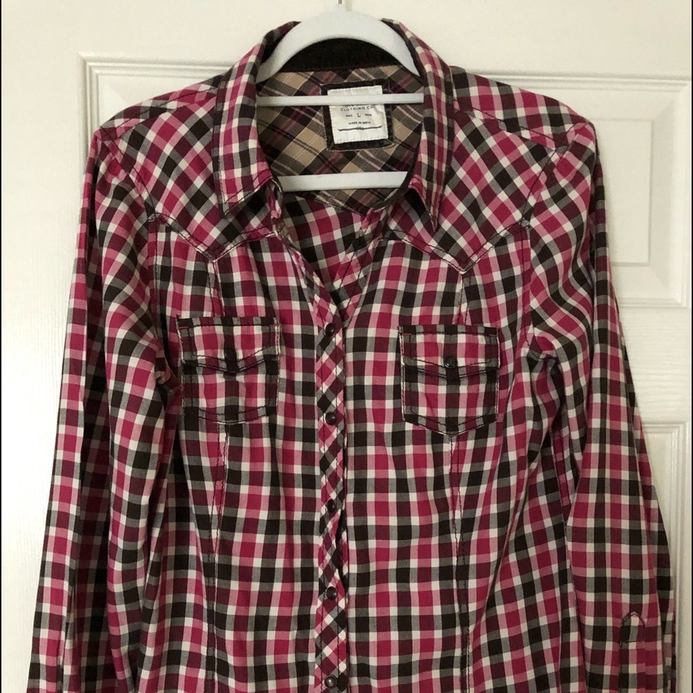 Western style fitted  shirt